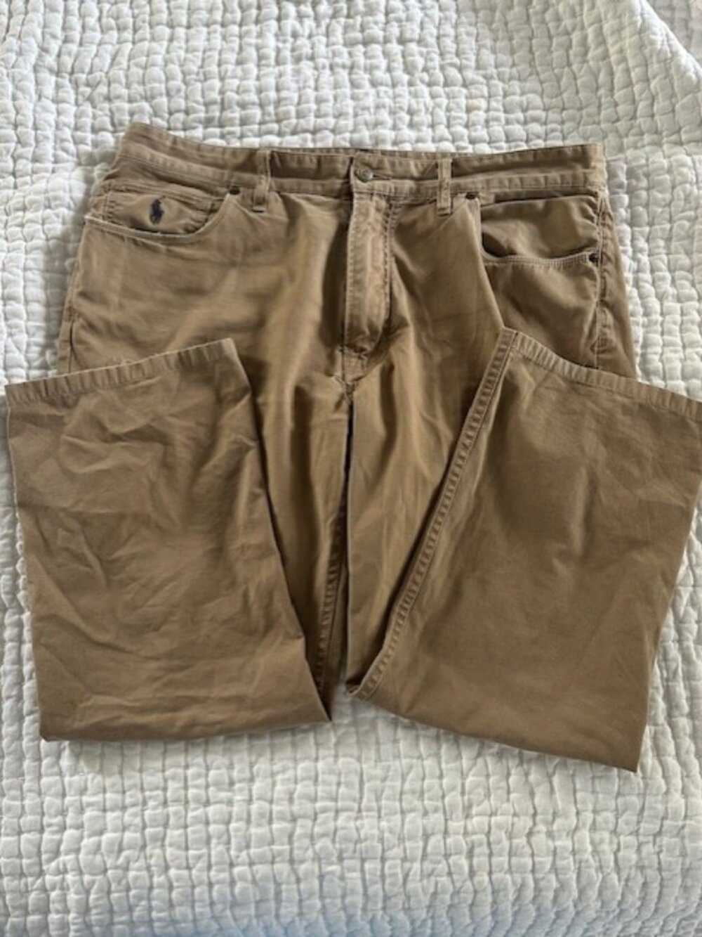 Men's Polo Ralph Lauren khaki travel jean 38x30